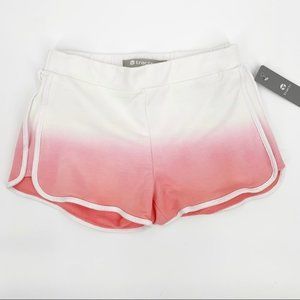 Tractr Girls Pink and White Ombre Dolphin Shorts Size 12